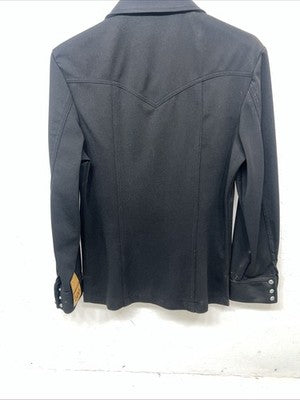 New Men’s Black Lee Button Up Long Sleeve Shirt M #4001 WW-47