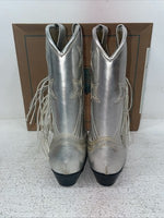 New Kids Silver With Fringe Smoky Mountain Cowboy Boots. 1060 C 2. 23-126
