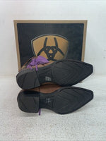 New Kids Purple With Fringe Ariat Cowboy Boots. 10012797 2.5 2 1/2 M. 23-139