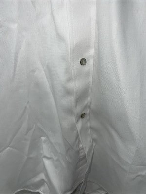 New Men’s White Panhandle Slim Long Sleeve Pearl Snap Shirt. 17.5x35 XL S-9