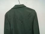 New Men’s Green Lee Long Sleeve Button Up Jacket M 3B-116