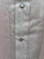New Men’s H Bar C Pink Long Sleeve Pearl Snap 17 X 34 XL T-92