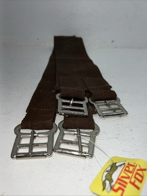 New Silver Fox Brown Nylon 40” English Girth #24-900 EE-16