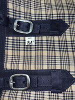 New Blue Plaid Turnout 84” Horse Blanket PP-21