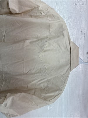 New Men’s H Bar C Tan Short Sleeve Pearl Snap 16.5 Large AA-111