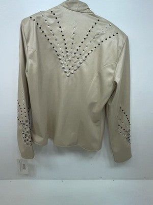 New Women’s Brown 1849 Authentic Ranchwear Long Sleeve Button Up Shirt M 3B-112