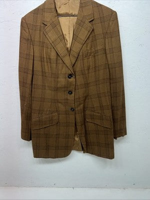 New Women’s Equestrian Yellow Plaid Riding Coat 16 #2433 WW-50
