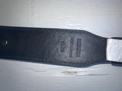 New Black Genuine Leather Nocona Silver Pendent 42” Belt #N2235601 NN-116