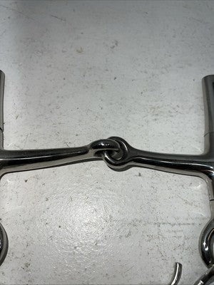 New Centaur 5” Joint Mouth Eggbutt Pelham Bit #170180 T-503