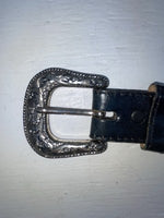 New Black Genuine Leather Dan Post 28” Belt #5861 NN-59