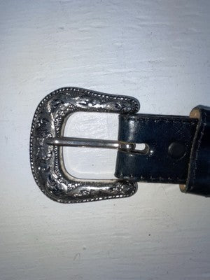 New Black Genuine Leather Dan Post 28” Belt #5861 NN-59