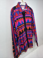 New Women’s H Bar C Multicolor Design Long Sleeve Pearl Snap 18 X 42 II-49