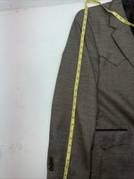 New Men’s Circle S Brown Suit Jacket 48R #25832 T-607