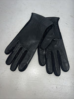 New Tough 1 Black Leather Equestrian Riding Gloves Q-507