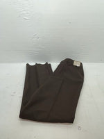 New Vintage Brown H Bar C Polyester Pants #477 3A-38