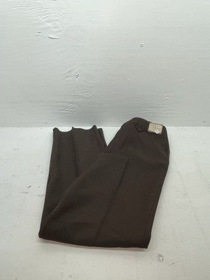 New Vintage Brown H Bar C Polyester Pants #477 3A-38