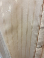 New Men’s White Horse Yellow Stripe Long Sleeve Pearl Snap Large V-52