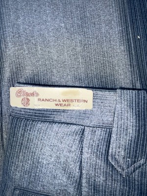 New Vintage Gray Circle S Polyester Pants OO-17