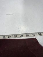 New Burgundy Cowboys Show Chaps With Fringe Adjustable Waist 32” N-45