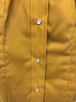 New Women’s Panhandle Slim Yellow Long Sleeve Pearl Snap Size 10 LL-110