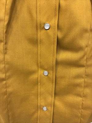 New Women’s Panhandle Slim Yellow Long Sleeve Pearl Snap Size 10 LL-110