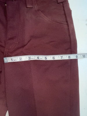 New Vintage Red Lee Polyester Pants #2004061 3A-77