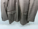 New Men’s Circle S Brown Suit Jacket 48R #25832 T-607
