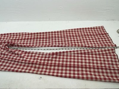 New Vintage Red Plaid Panhandle Slim Polyester Pants #1230 SS-101