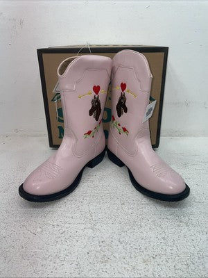 New Youth Pink Smoky Mountain Cowboy Boots. 1164 3. 22-13