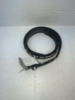 New Cow Print Genuine Leather Nocona Black Stud 46” Belt #N2440501 NN-136