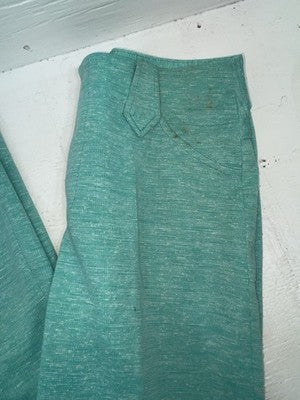 New Vintage Blue Lasso Polyester Pants XX-48