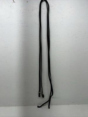 New Fabtron Black Nylon Split Reins 5/8” X 7” #NP40-5 Y-15