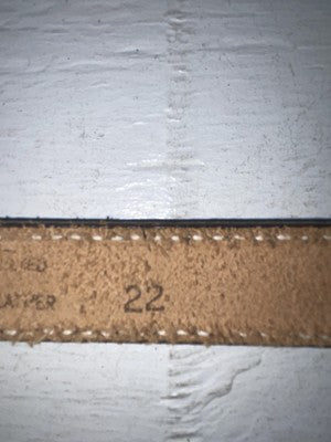 New Brown Genuine Leather Perkies Tooled 22” Belt #170 NN-91