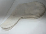 New Millers White Wool English Saddle Seat Cover PP-18
