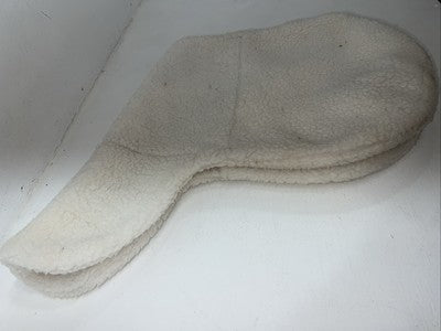 New Millers White Wool English Saddle Seat Cover PP-18