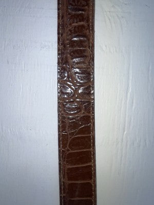 New Brown Genuine Leather Dan Post Tooled 34” Belt #5820 Z-134