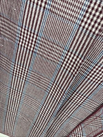 New Men’s Champion Western Burgundy Plaid Long Sleeve Pearl Snap XL M-100