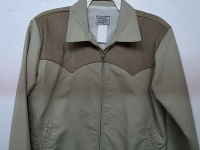 New Men’s HbarC California Ranchwear Tan Jacket Medium Long CC-600