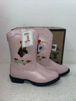 New Youth Pink Smoky Mountain Cowboy Boots. 1164 3. 22-13