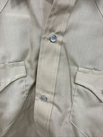 New Kids Denver Tan Long Sleeve Pearl Snap Size 10 YY-61