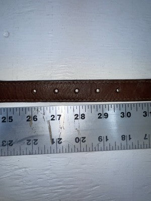 New Brown Genuine Leather Acme Weaved 28” Belt #6863 JJ-167