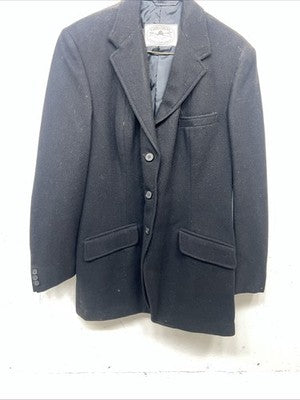 New Women’s Black Equestrian Long Riding Coat 16 WW-49