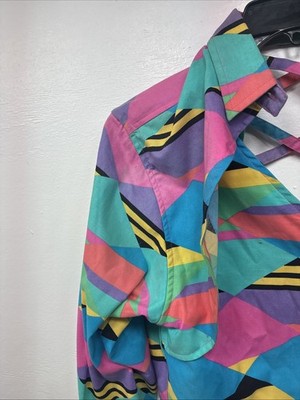 New Women’s Wrangler Multicolor Designed Button Up Medium TT-102