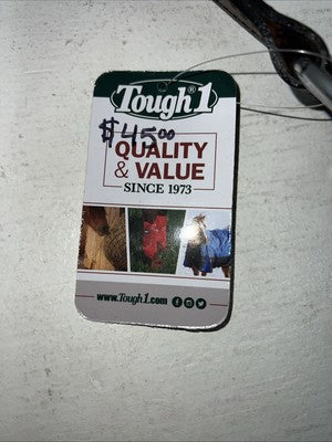 New Tough 1 Genuine Leather Brown Draft Halter #44-9500 W-48