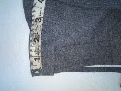 New Vintage Gray Circle S Polyester Pants #8542 SS-35