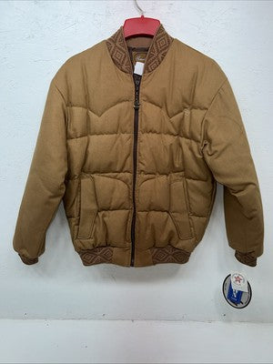 New Men’s Brown Comfy Winter Jacket #05354 Small RR-24
