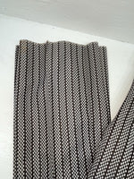 New Vintage Black And White Checkered Panhandle Slim Polyester Pants #8042 SS-53