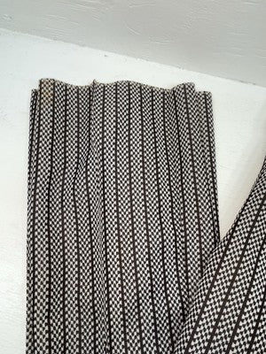 New Vintage Black And White Checkered Panhandle Slim Polyester Pants #8042 SS-53