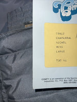 New Comfy Mens Blue Long Puffer Jacket Large #05612 QQ-22