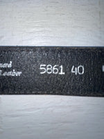 New Black Genuine Leather Dan Post 28” Belt #5861 NN-59